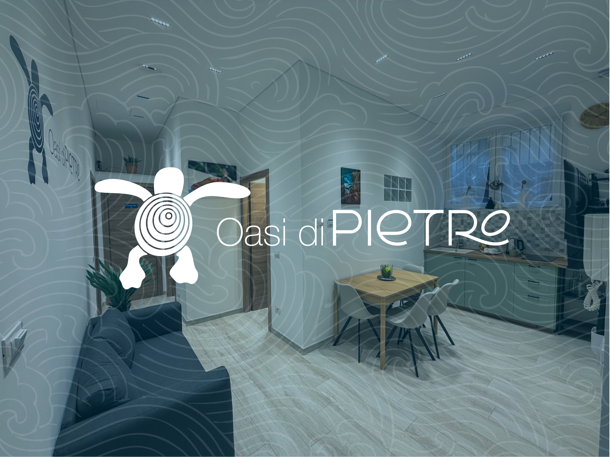 Interno dell’appartamento Oasi di Pietro